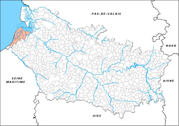 Carte des communes concernées